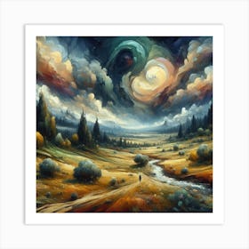 Landscape Painting Art Print