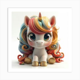 Glitz Unicorn Art Print