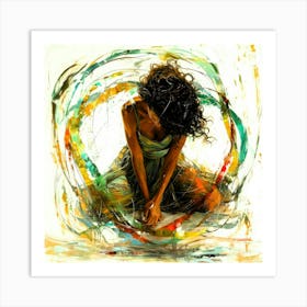 Wrapped In Surrender - Swirl Art Print