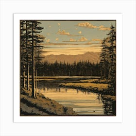 Saskatchewan River 2 Art Print