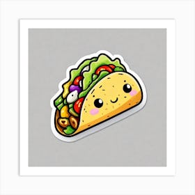 Taco Sticker 5 Art Print