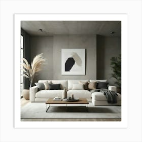 Modern Living Room 126 Art Print