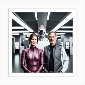 Steve Jobs And Steve Jobs 2 Art Print