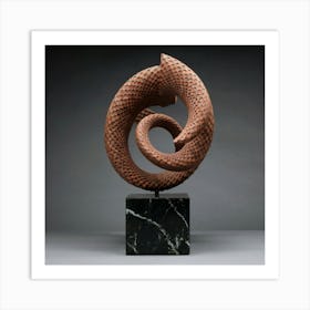 Spiral Sculpture 13 Art Print