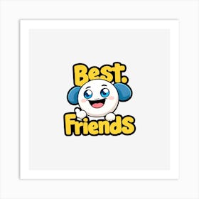 Best Friends Logo Art Print