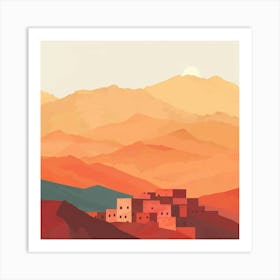 Desert Landscape 12 Art Print