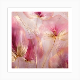 Pink Poppies 1 Art Print