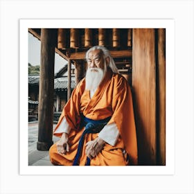 Buddhist Monk Art Print