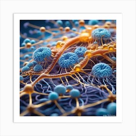 Neuronal Network 3 Art Print