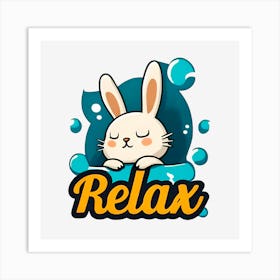 Relax Logo Art Print