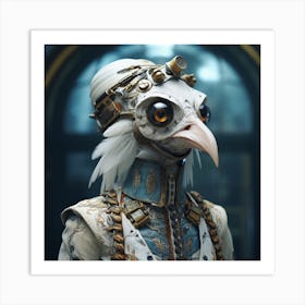 Steampunk Bird 3 Art Print