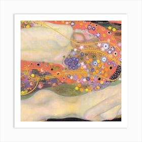 Nudes By Gustav Klimt Art Print