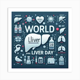 World Liver Day 1 Art Print