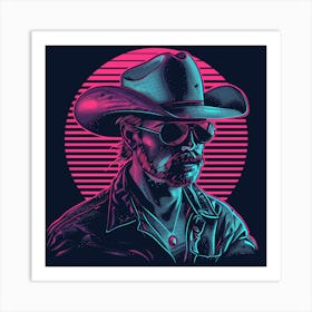 Cowboy 10 Art Print