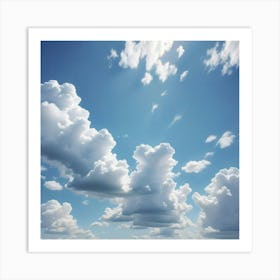 Cloudy Sky Art Print