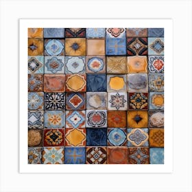 Tile Mosaic Wall Art Art Print