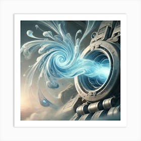 Elemental Artillery Air Projectile Art Print