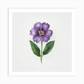 Purple Flower Art Print