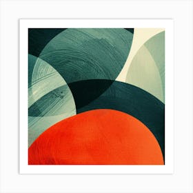 Abstract Circles 7 Art Print