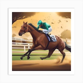 MELBOURNE CUP Art Print