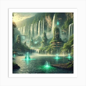 Cascade Sovereignty Territory 1024x1024 Art Print