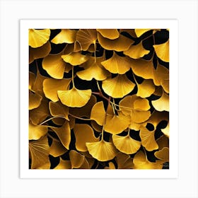 Ginkgo Leaves 9 Art Print