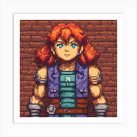 Pixel Art 19 Art Print