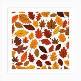 Autumn Leaves 22 Art Print