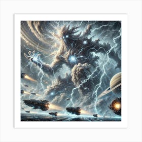 Nebulith Storm Bringer 1024x1024 Art Print