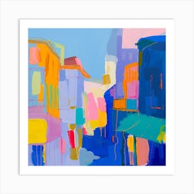 Abstract Travel Collection New Orleans Louisiana 1 Art Print