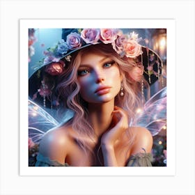 Fairy Hd Wallpaper 5 Art Print