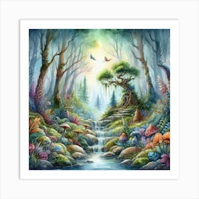 Fairy Forest 2 Art Print