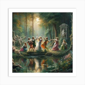 Forest Dance Art Print