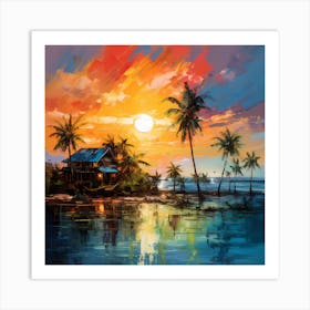 Soothing Sunsets Art Print