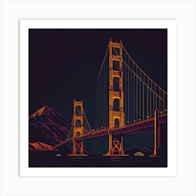 Golden Gate Art Print