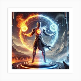 Icarion Sorath Ashheart Elemental Harmony Art Print