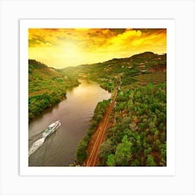 Douro River Art Print