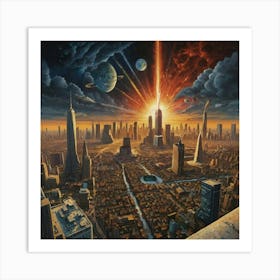 Cityscape Art Print