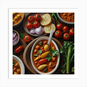 Thai Cuisine Art Print