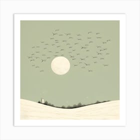 Birds In The Sky Art Print