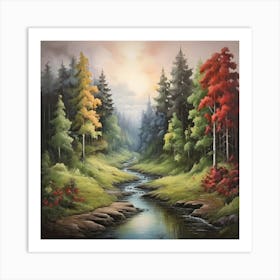 Autumn Forest 1 Art Print