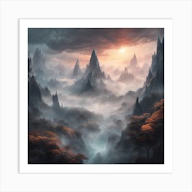 Fantasy Landscape Art Print