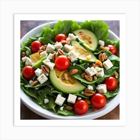 Spinach Salad Art Print