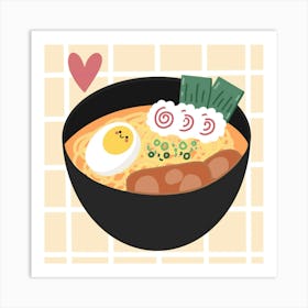 Ramen bowl Art Print