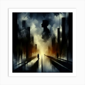 Dark City Art Print