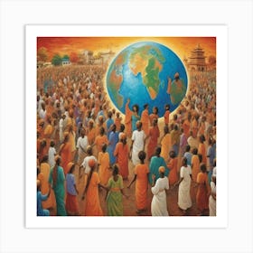 World Is One Art Print