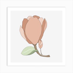 Magnolia Flower Art Print