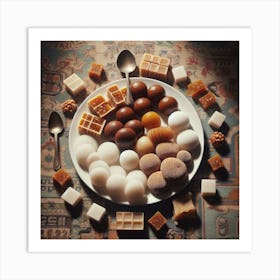 Plate Of Sweets 1 Art Print