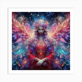 Angel Of The Night 1 Art Print