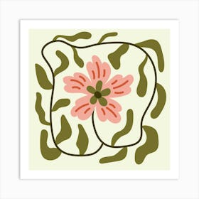 Pink Flower 4 Art Print